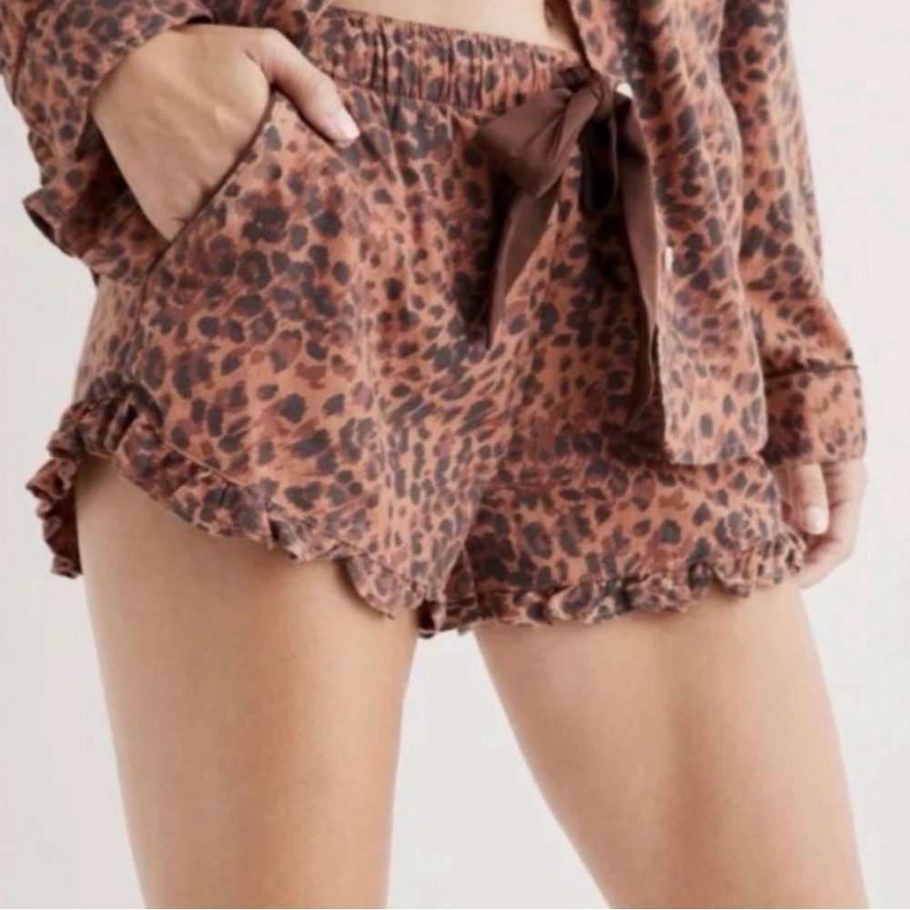 NWT Aerie Leopard Print Women's Pajama Shorts